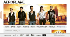 Desktop Screenshot of aeroplane-music.com